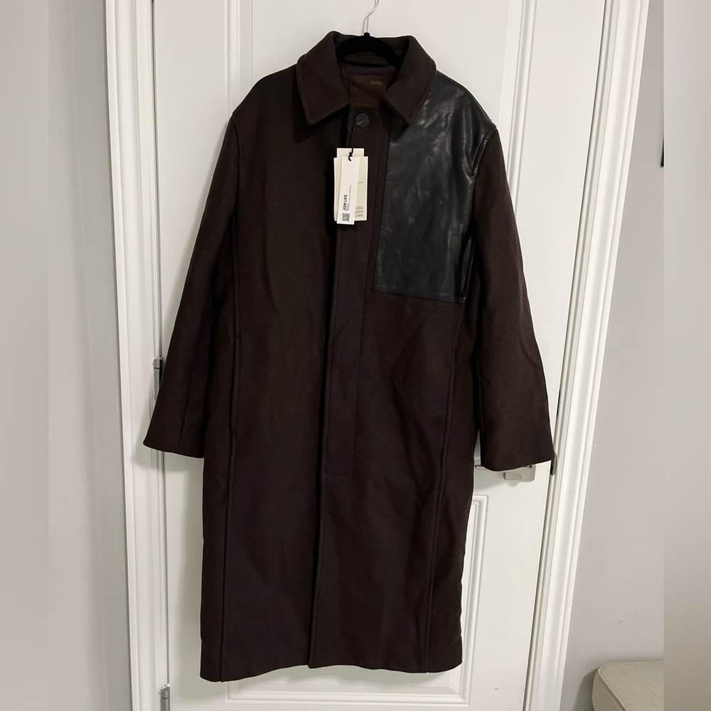 NWT - Zara x Studio Nicholson Men’s Wool Long Coat - Size L
